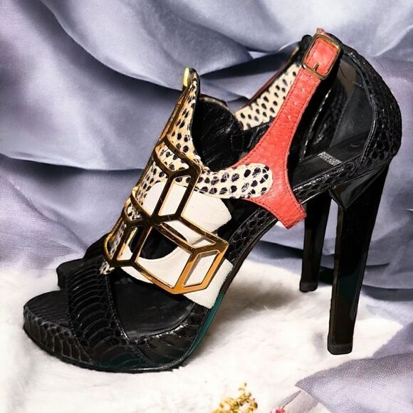 Pierre Hardy heels RARE Summer 2019 Size 7 (37) Nearly New Condition GORGEOUS - Picture 13 of 13